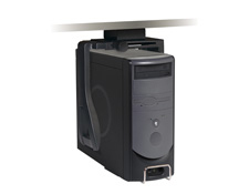 3M Under-Desk CPU Holder CS200MB - Mounting kit - under-desk mountable - black - 1.7 ft