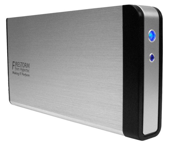 Hypertec 160GB FireStorm external hard drive 7200 RPM 3.5″ USB 2.0 Black, Silver image 1