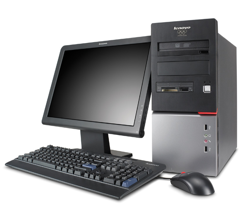 Lenovo 3000 J200 + ThinkVision L194W Intel® Itanium® E2160 1 GB DDR2-SDRAM 160 GB Intel® GMA 950 Windows Vista Business Tower PC Black, Grey