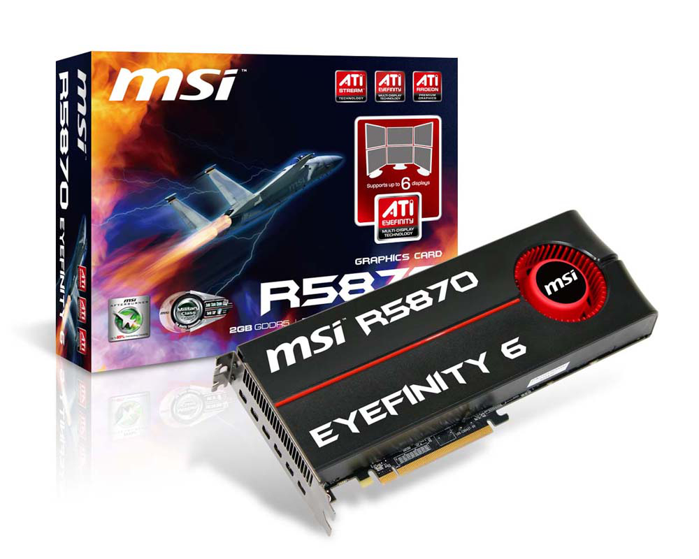 MSI R5870 Eyefinity 6 2 GB GDDR5