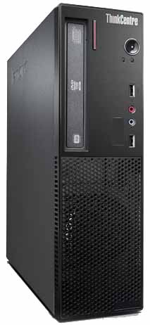 Lenovo ThinkCentre A70 Intel® Core™2 Duo E7600 2 GB DDR3-SDRAM 500 GB Intel® GMA X4500 Windows 7 Professional SFF PC Black