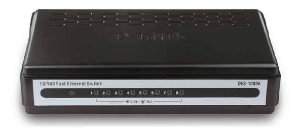 D-Link DES-1008A Unmanaged L2 Black