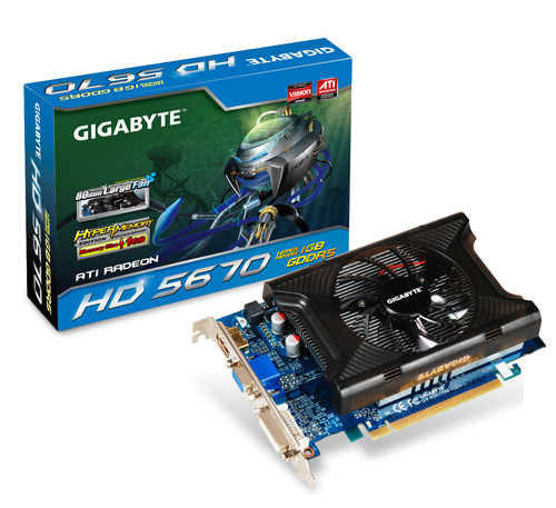 GIGABYTE GV-R567HM-1GI graphics card 1 GB GDDR5