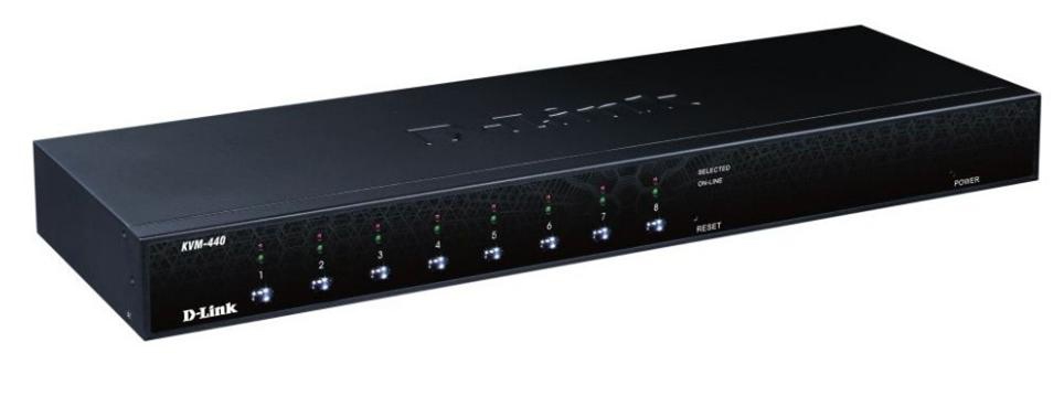 D-Link DKVM-440 KVM switch Rack mounting Black
