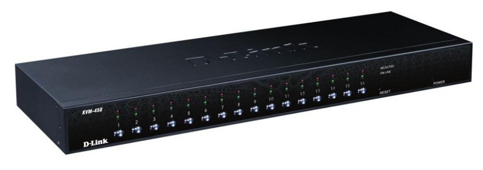 D-Link DKVM-450 KVM switch Rack mounting Black
