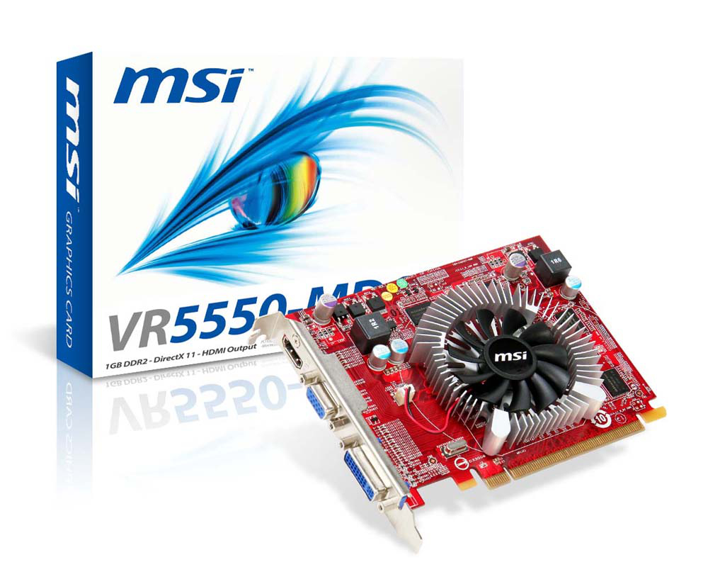 MSI V807-008R graphics card 1 GB GDDR2