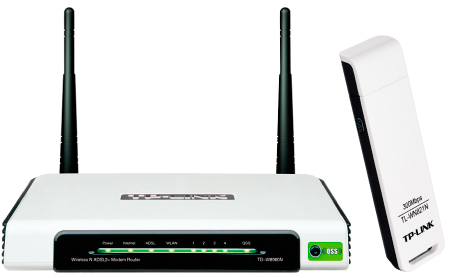 TP-Link TD-W300KIT wireless router Fast Ethernet White