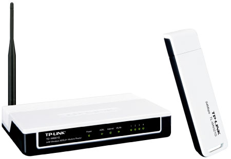 TP-Link TD-W54KIT wireless router Fast Ethernet Black, White