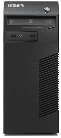 Lenovo ThinkCentre M70e Intel® Core™2 Duo E8300 4 GB DDR3-SDRAM 500 GB Windows 7 Professional Tower PC Black