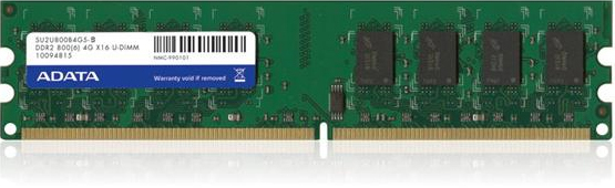 ADATA 4GB DDR2 DIMM memory module 1 x 4 GB 240-pin DIMM