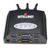 Intellinet 4-Port Mini KVM KVM switch Black