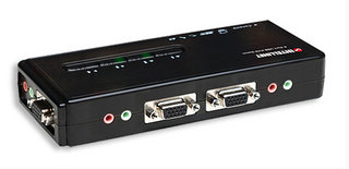 Intellinet 4-Port Compact KVM Switch