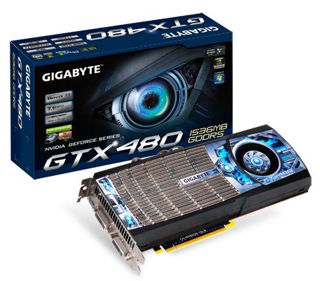 GIGABYTE N480D515IB graphics card NVIDIA GeForce GTX 480 1.5 GB GDDR5