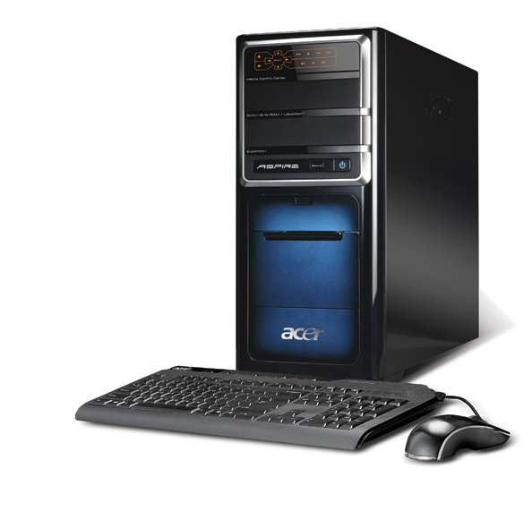 Acer Aspire M7300 AMD Phenom II X6 1035T 6 GB DDR3-SDRAM 1 TB AMD Radeon HD 5850 Windows 7 Home Premium Tower PC Black