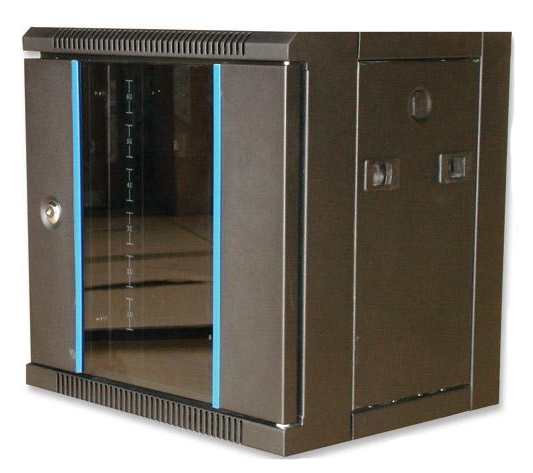 Intellinet 710350 rack cabinet 6U Wall mounted rack Black