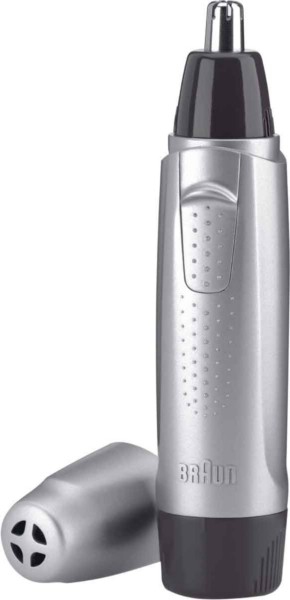 Braun Exact Series EN 10 tarkkuustrimmeri Musta, Hopea