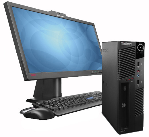 Lenovo ThinkCentre M90 + L197w Intel® Core™ i3 i3-530 2 GB DDR3-SDRAM PC Black
