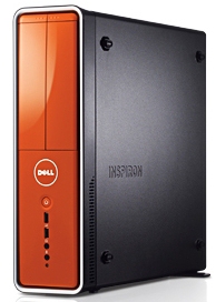 DELL Inspiron 545s Intel® Pentium® E5200 2 GB DDR2-SDRAM 320 GB Intel® GMA 3100 Windows Vista Home Basic PC Black, Orange