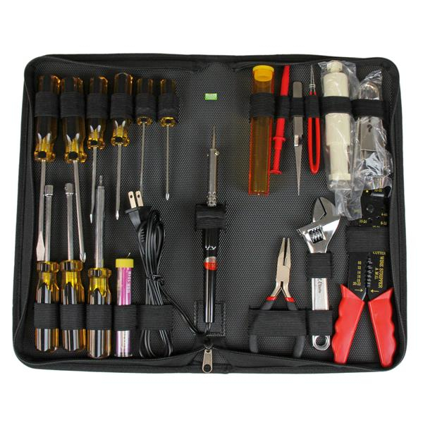 19 PIECE COMPUTER TOOL KIT IN A CARRYING CASE