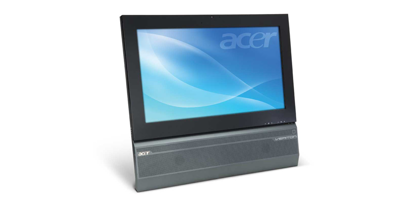 Acer Veriton Z431G Intel® Core™ i3 i3-550 54.6 cm (21.5") Touchscreen 4 GB DDR3-SDRAM 640 GB NVIDIA® GeForce® 315 Windows 7 Professional Black