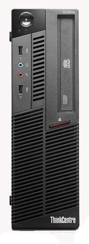 Lenovo ThinkCentre M90p Intel® Core™ i5 i5-650 4 GB DDR3-SDRAM 500 GB Windows 7 Home Premium SFF PC Black