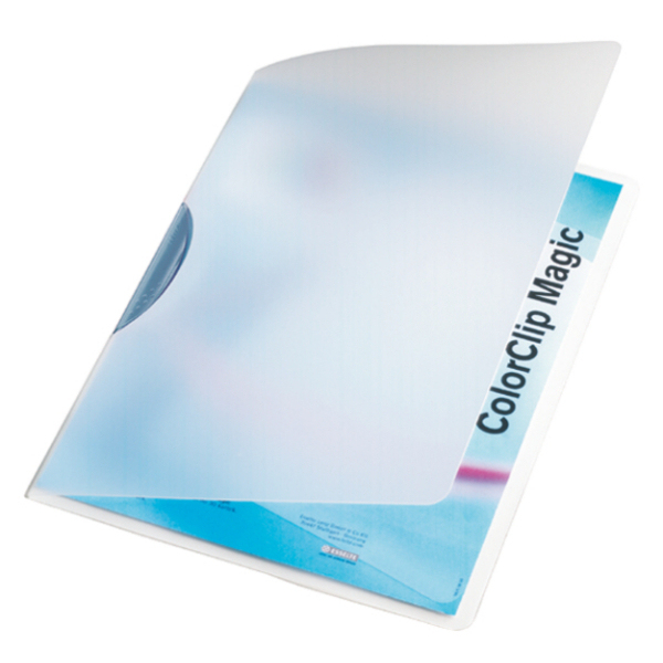 Leitz ColorClip Magic - dark grey cartellina con fermafoglio Polipropilene (PP)