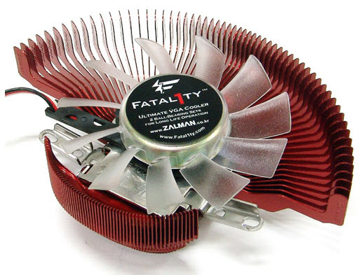Zalman FS-V7 Computer case Air cooler 8 cm Red, Transparent image 1
