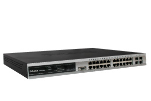 D-Link DES-3828DC xStack 28-Port Layer3 Virtual Stack Managed Black