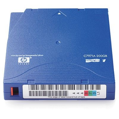 HP Ultrium 200 GB Data Cartridge Blank data tape