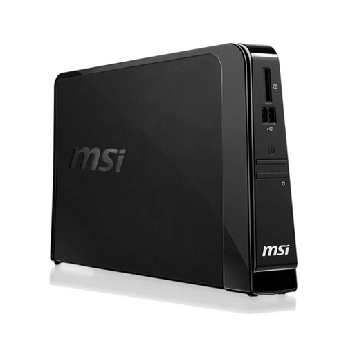 MSI Wind Box DE220-002FR Intel Atom® D510 2 GB DDR2-SDRAM 320 GB AMD Mobility Radeon HD 4330 Windows 7 Home Premium PC Black