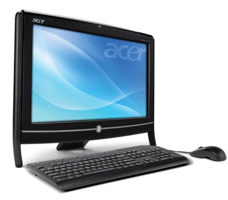 Acer Veriton Z292G Intel Atom® D525 47 cm (18.5") 1366 x 768 pixels Touchscreen 2 GB DDR3-SDRAM 160 GB NVIDIA® ION™ Windows 7 Professional Black