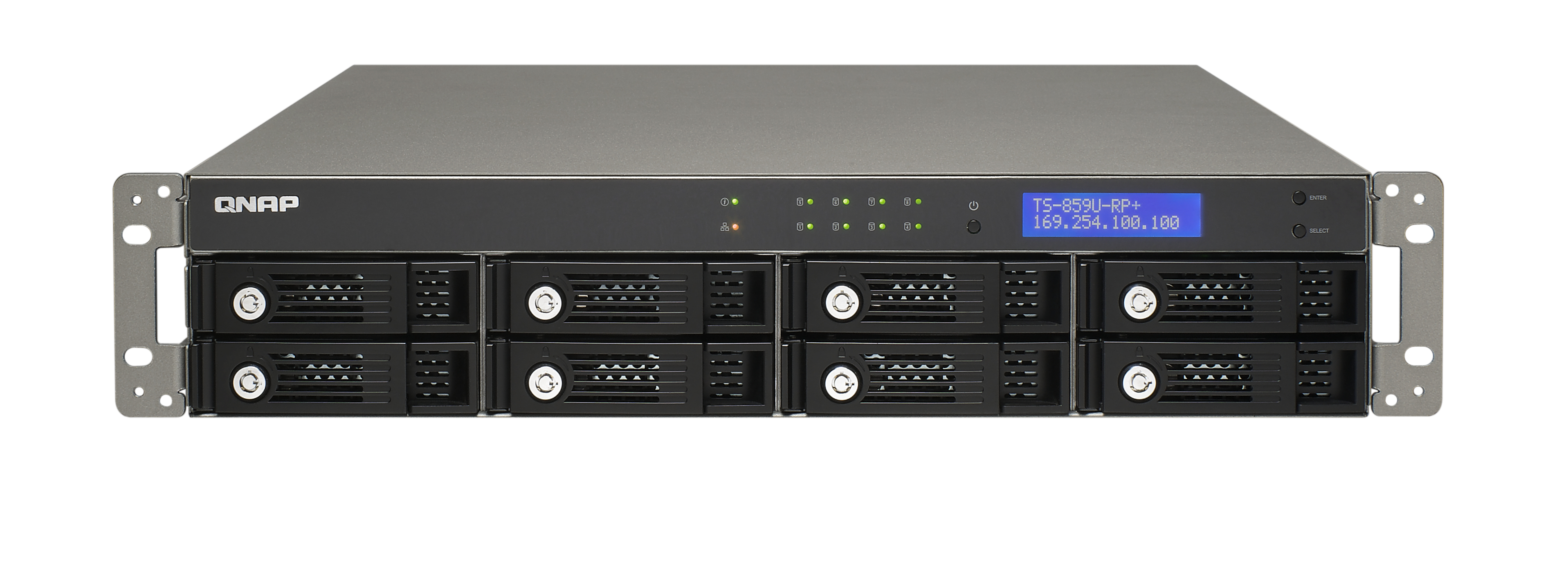 QNAP TS-859U-RP+ 16TB Ultrastar Rack (2U) Intel Atom® 1 GB Linux