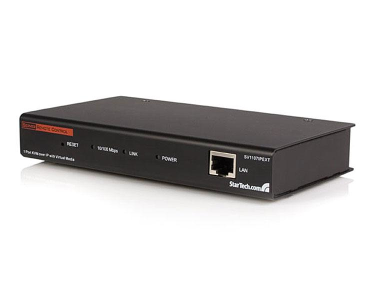 StarTech.com 1-Port Server Remote Control IP KVM w/Virtual Media - Remote control device - EN, Fast EN