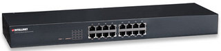 Switch intellinet fash ethernet 16 puertos montaje rack 19" rj45 10/100 mbps color negro