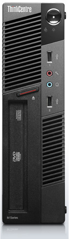 Lenovo ThinkCentre M90 USFF Intel® Core™ i3 i3-550 2 GB DDR3-SDRAM 250 GB Windows 7 Professional PC Black