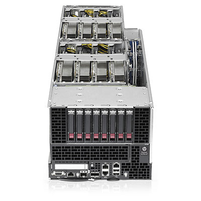 HP ProLiant SL390s G7 Intel® 5520 Socket B (LGA 1366) Rack (4U) Black, Grey