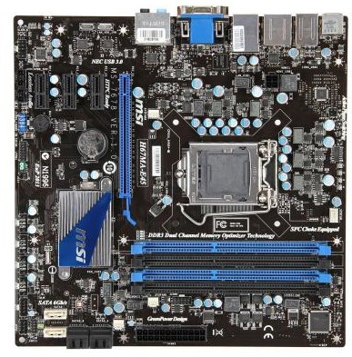 MSI H67MA-E45(B3) LGA 1155 (Socket H2) micro ATX