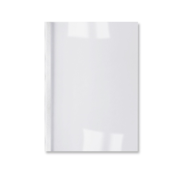 GBC Copertine rilegatura termica LeatherGrain 1,5mm bianche(100)