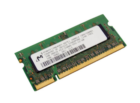 HP 1GB, 667MHz DDR2, PC2-5300 memory module 1 x 1 GB 200-pin SO-DIMM