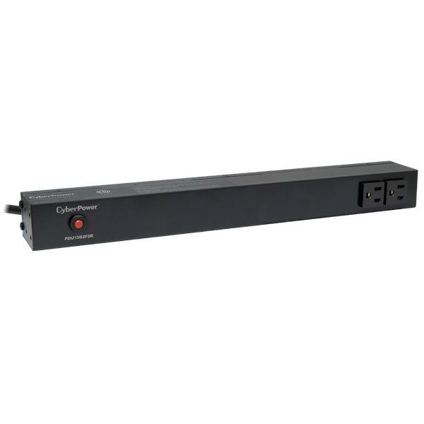 CyberPower 15A Basic PDU 1U 120V 10-Outlet PDU15B2F8R