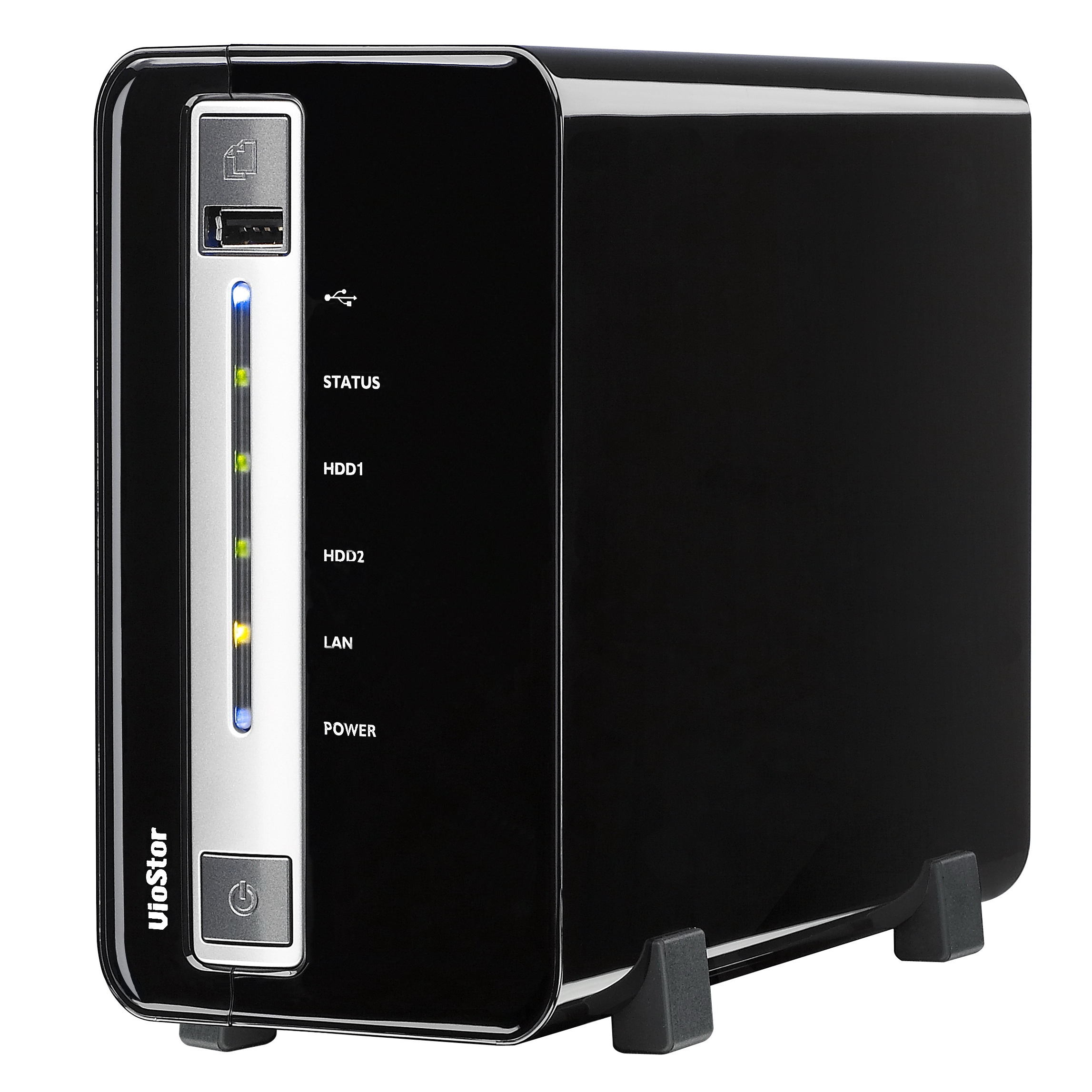 QNAP VS-2008L network video recorder Black