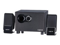 LogiLink Active Speaker System speaker set 10 W PC Black 2.1 channels 2-way 4 W image 1