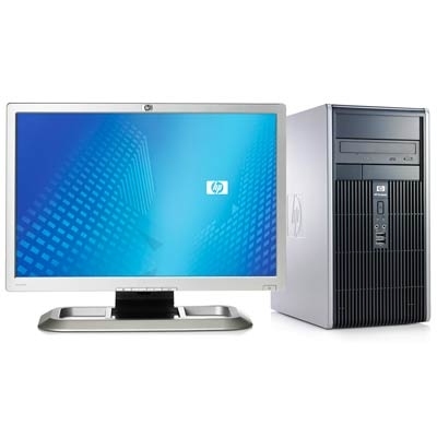 HP dc5750 AMD Athlon 64 X2 4200+ Microtower PC and L2045w Flat Panel Monitor