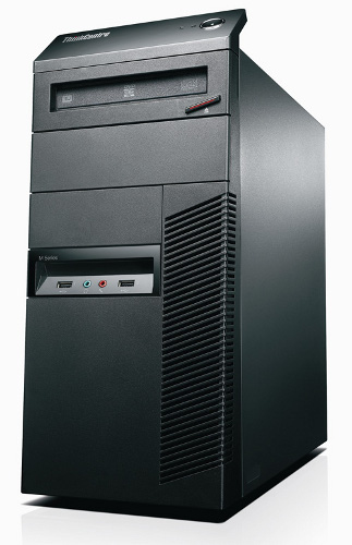 Lenovo ThinkCentre M81 Intel® Core™ i3 i3-2100 2 GB DDR3-SDRAM 320 GB Intel® HD Graphics Windows 7 Professional Tower PC Black