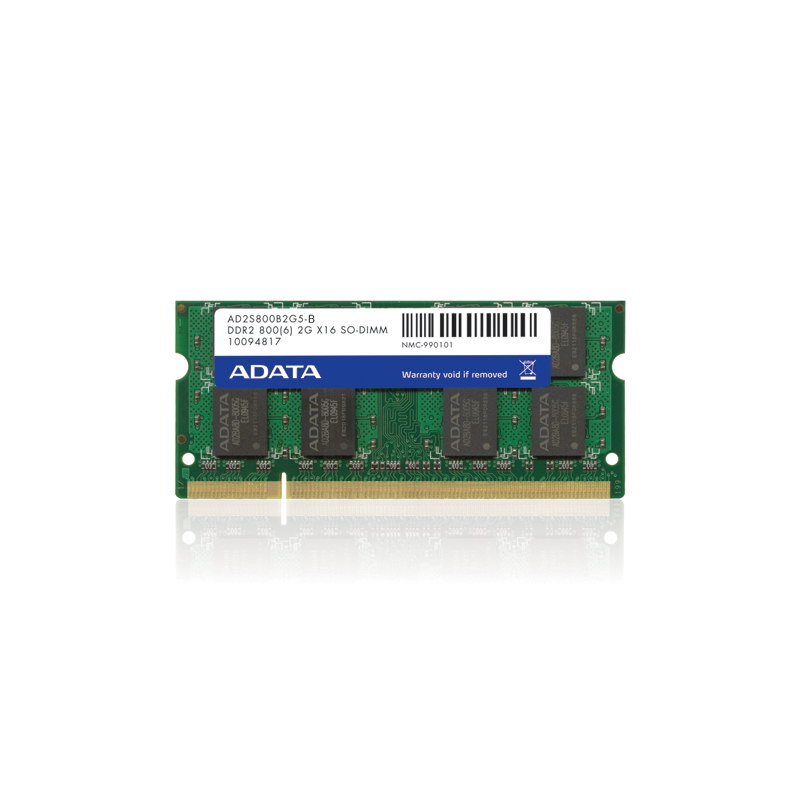 ADATA AD2S800B2G6-2 memory module 4 GB 2 x 2 GB DDR2 200-pin SO-DIMM