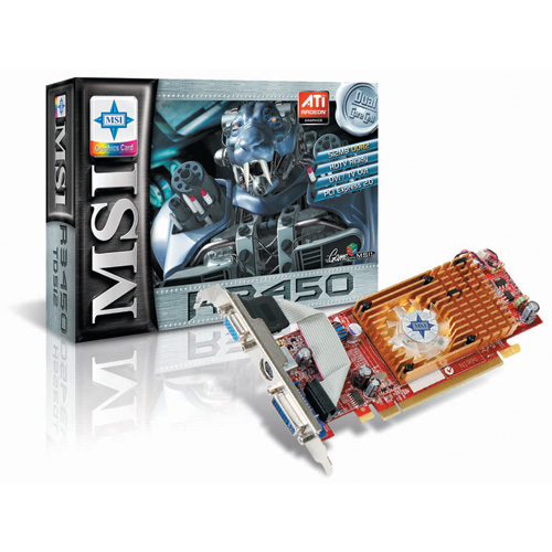 MSI Radeon HD 3450 AMD GDDR2