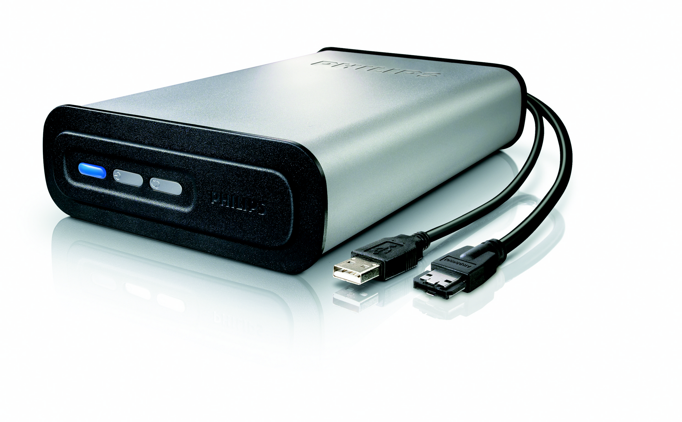 Philips SPD5121CC 500 GB eSATA USB 2.0 External Hard Disk