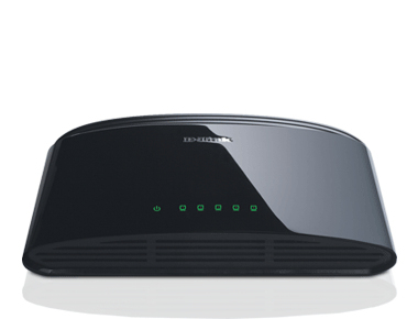 D-Link DES-1005E network switch Black