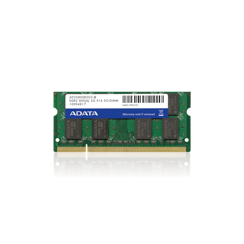 ADATA AD2S800B2G5-B memory module 2 GB 1 x 2 GB DDR2 200-pin SO-DIMM