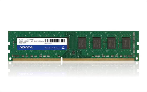 ADATA SU3U1333C2G9-R memory module 2 GB 1 x 2 GB DDR3 240-pin DIMM